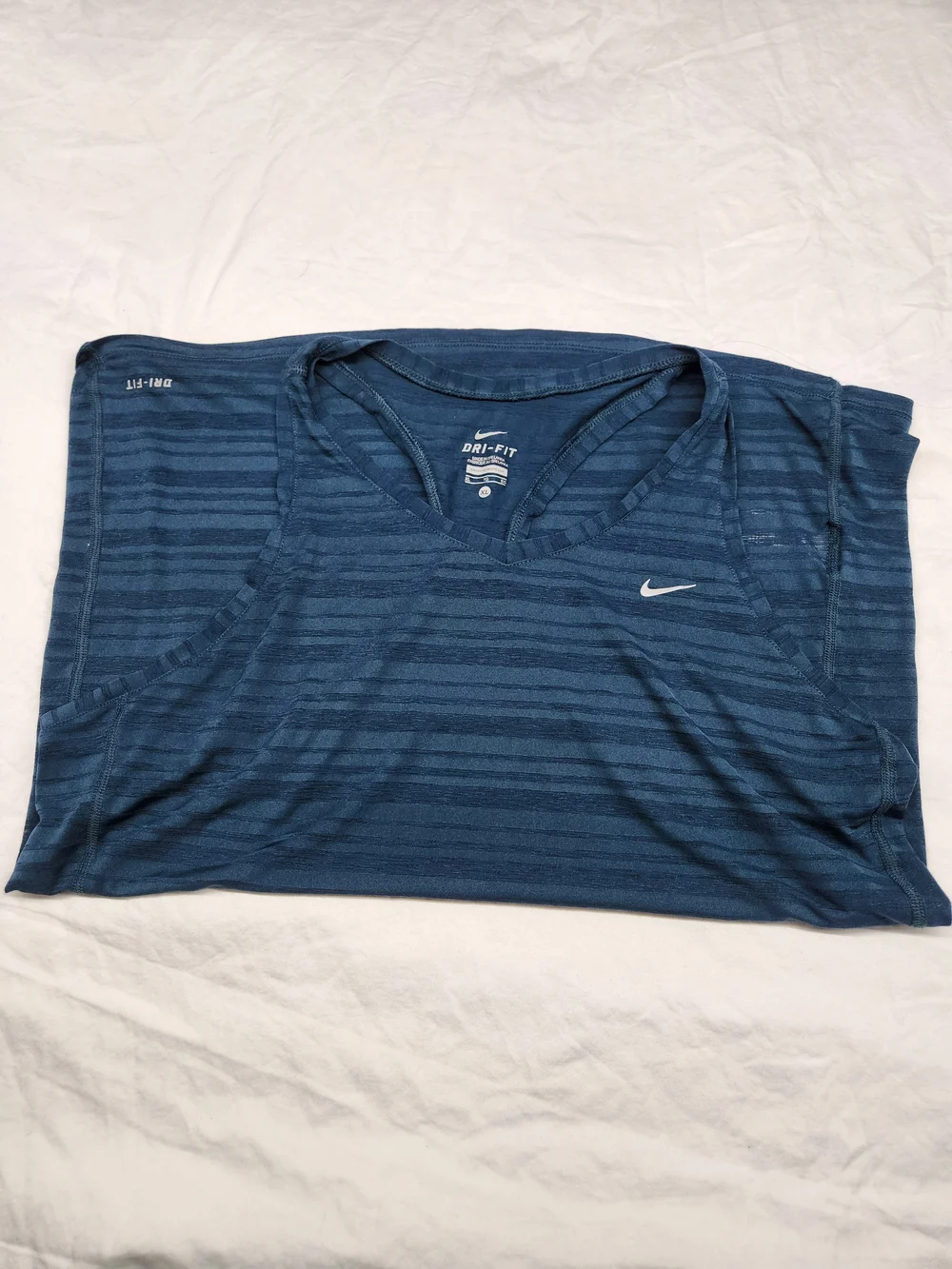 Nike Women's Blue Racerback Performance Tank Top